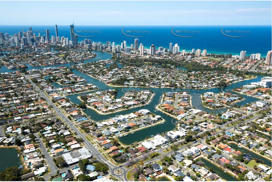 Aerial Photo Broadbeach Waters QLD Aerial Photography