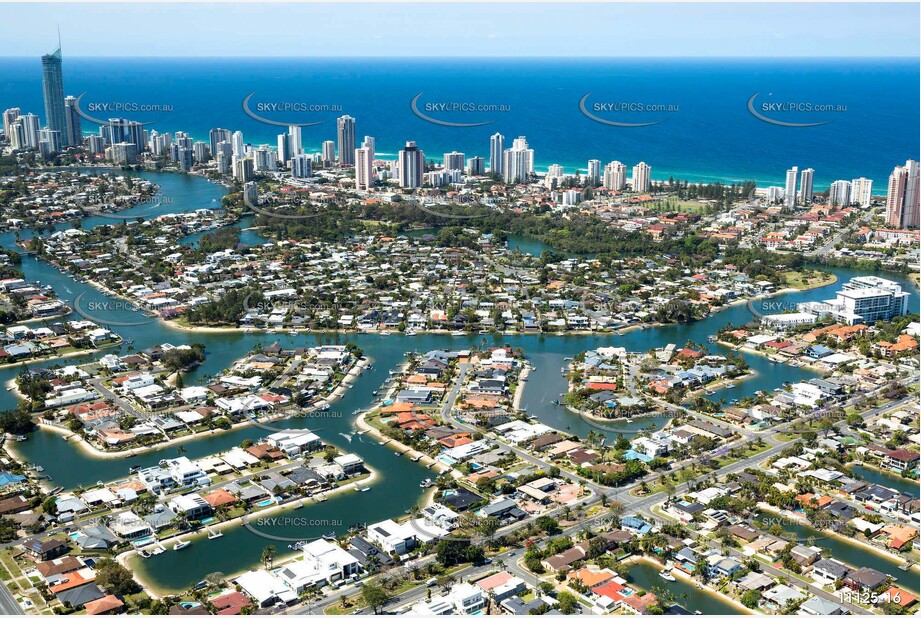 Aerial Photo Broadbeach Waters QLD Aerial Photography