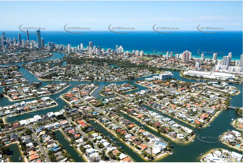 Aerial Photo Broadbeach Waters QLD Aerial Photography