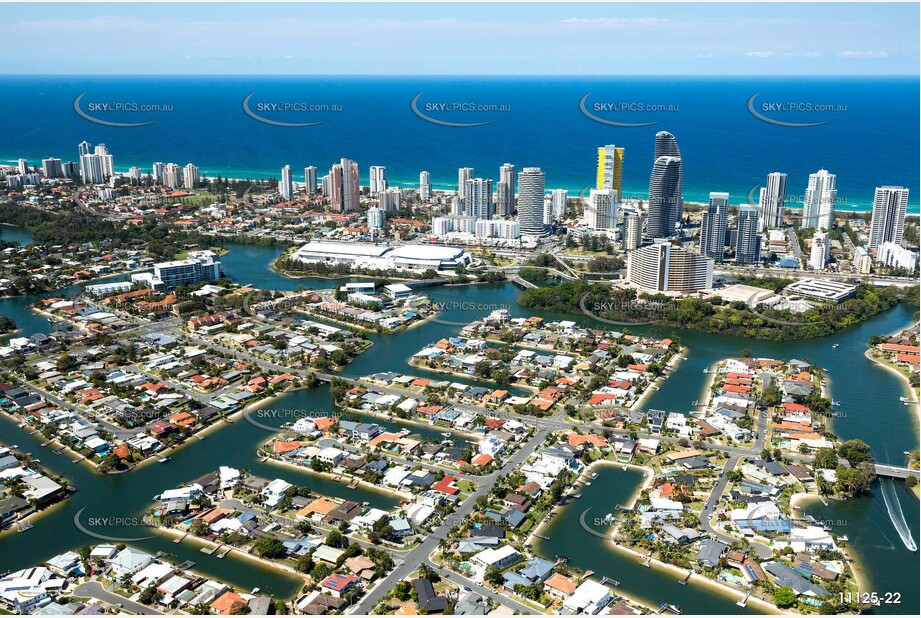 Aerial Photo Broadbeach Waters QLD Aerial Photography