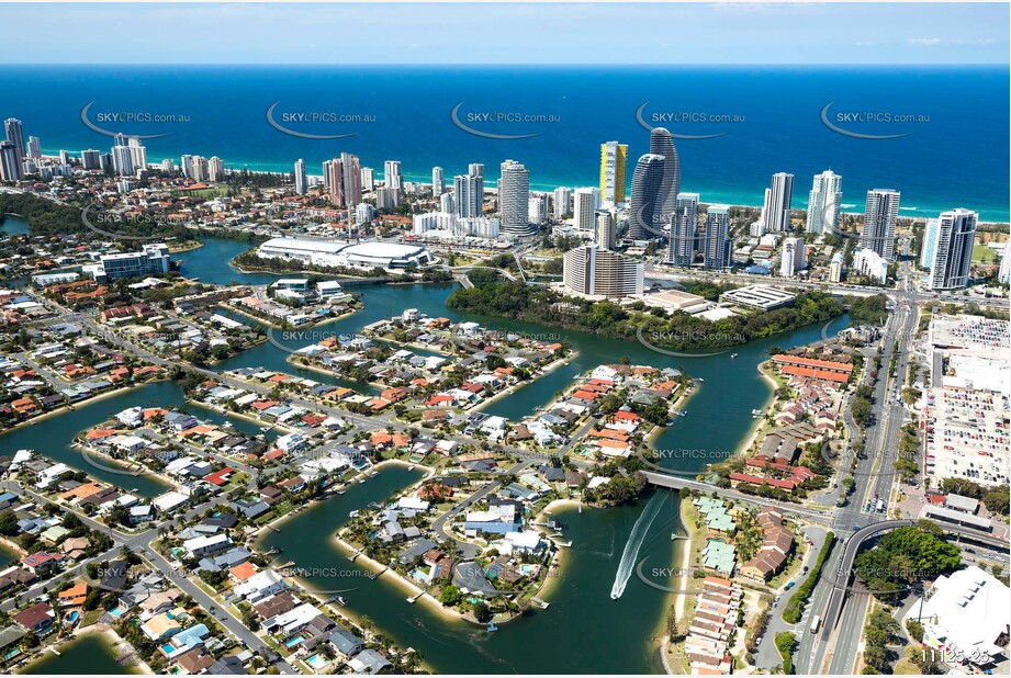 Aerial Photo Broadbeach Waters QLD Aerial Photography