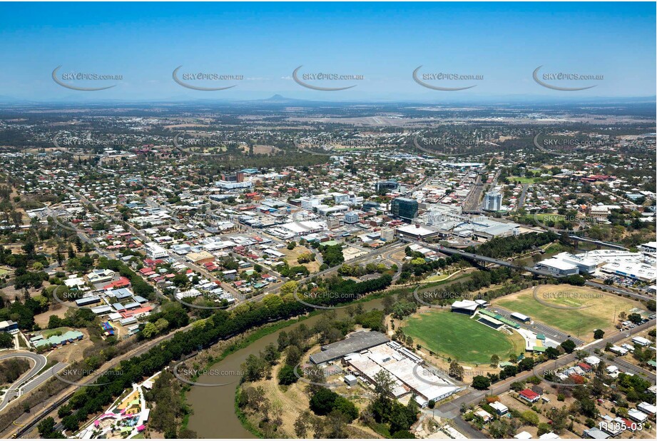 Aerial Photo Ipswich CBD QLD Aerial Photography