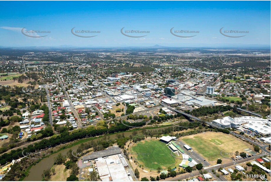 Aerial Photo Ipswich CBD QLD Aerial Photography