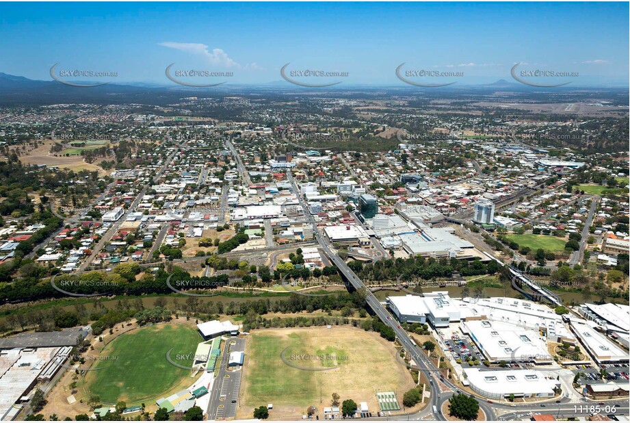 Aerial Photo Ipswich CBD QLD Aerial Photography