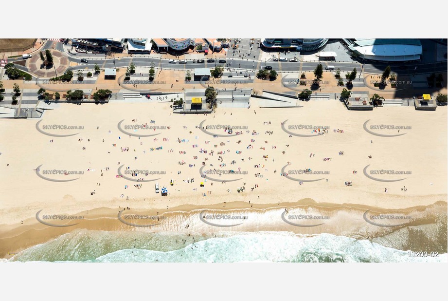 Sunbathing Surfers Paradise QLD Aerial Photography