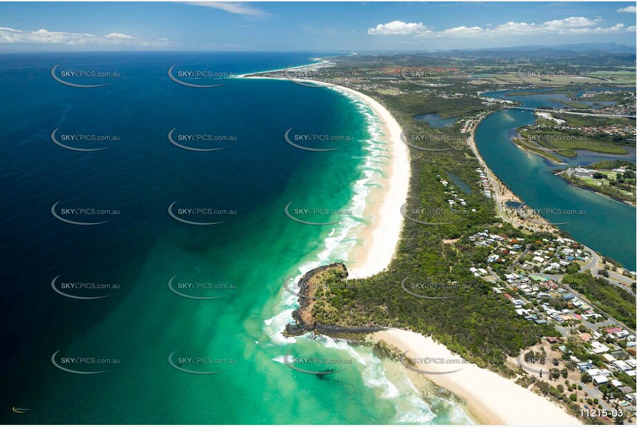 Dream Time Beach Fingal Head NSW Aerial Photography