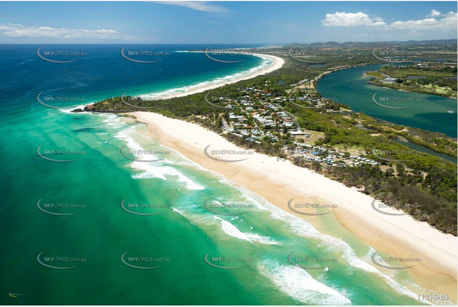 Dream Time Beach Fingal Head NSW Aerial Photography