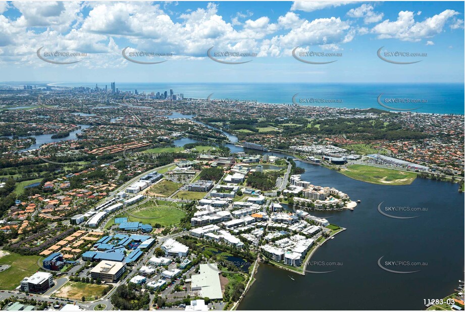 Aerial Photo Varsity Lakes QLD Aerial Photography