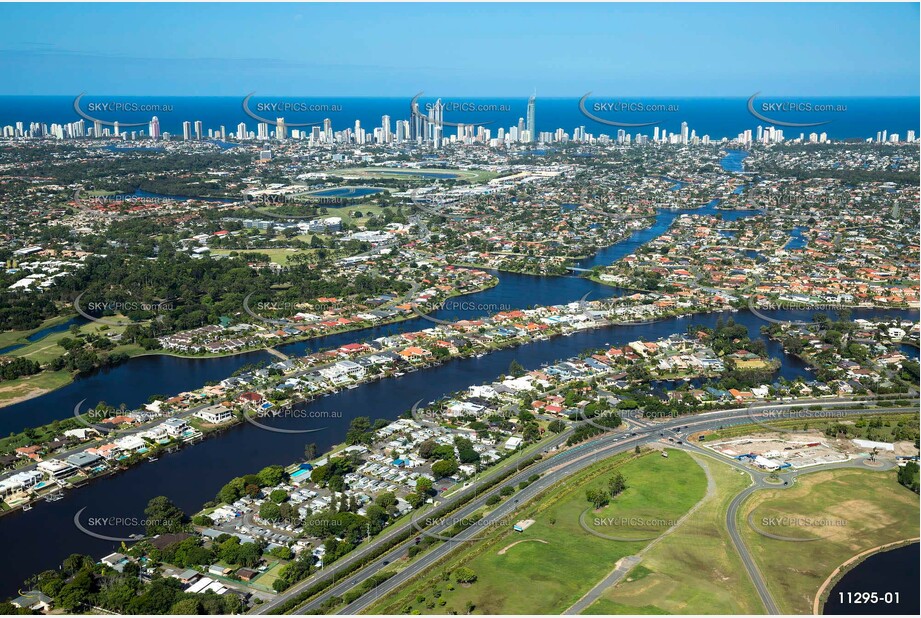 Aerial Photo Carrara QLD Aerial Photography