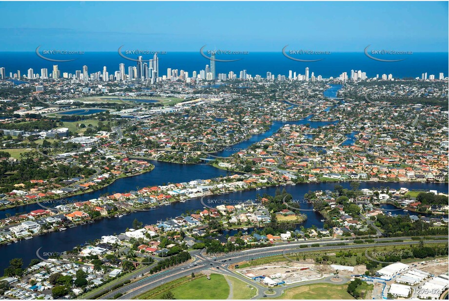 Aerial Photo Carrara QLD Aerial Photography