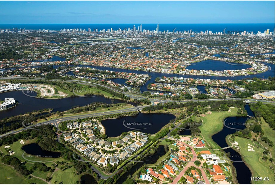 Aerial Photo Carrara QLD Aerial Photography