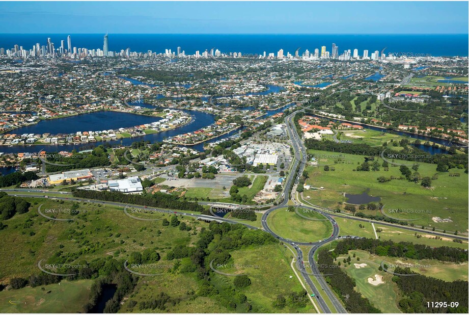 Aerial Photo Carrara QLD Aerial Photography