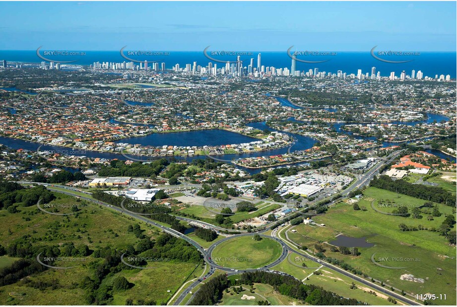 Aerial Photo Carrara QLD Aerial Photography