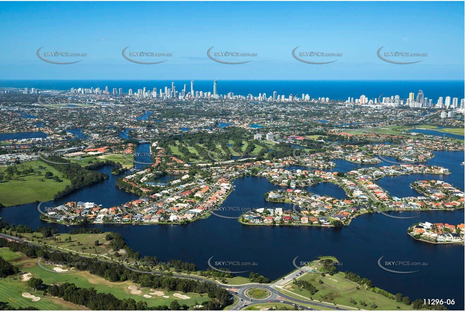 Aerial Photo Clear Island Waters QLD Aerial Photography