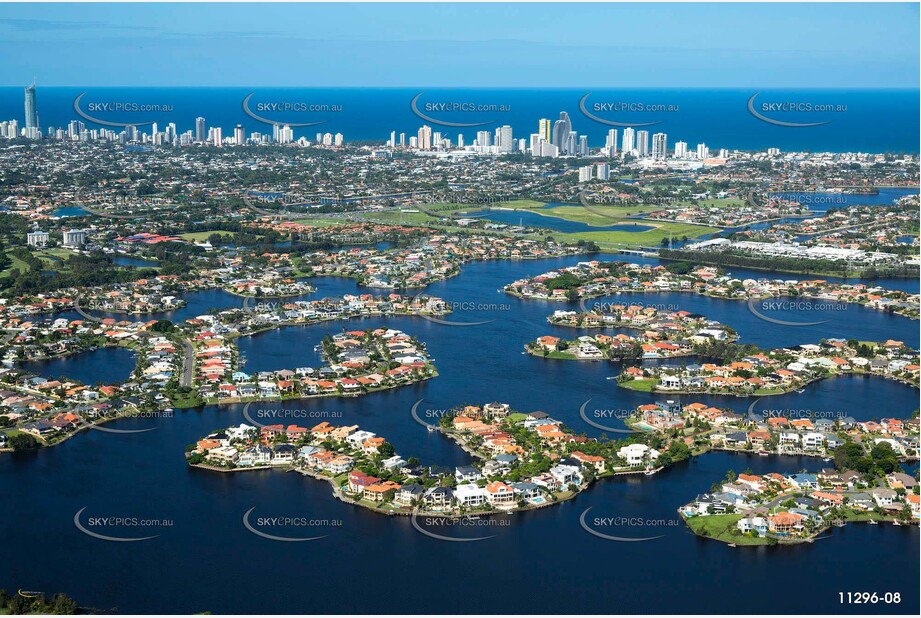 Aerial Photo Clear Island Waters QLD Aerial Photography