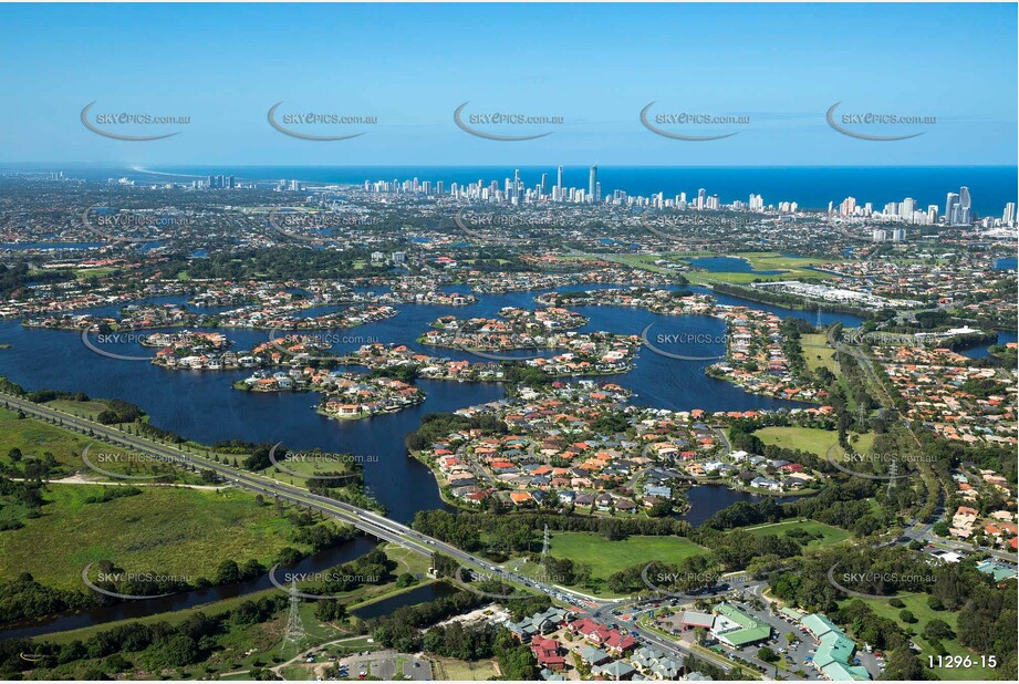 Aerial Photo Clear Island Waters QLD Aerial Photography