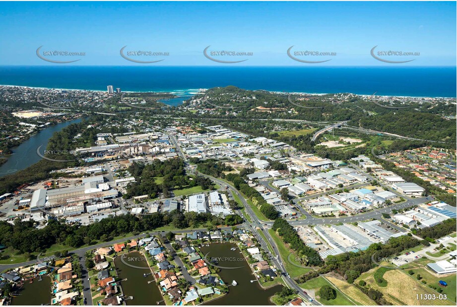 Aerial Photo Currumbin Waters QLD Aerial Photography