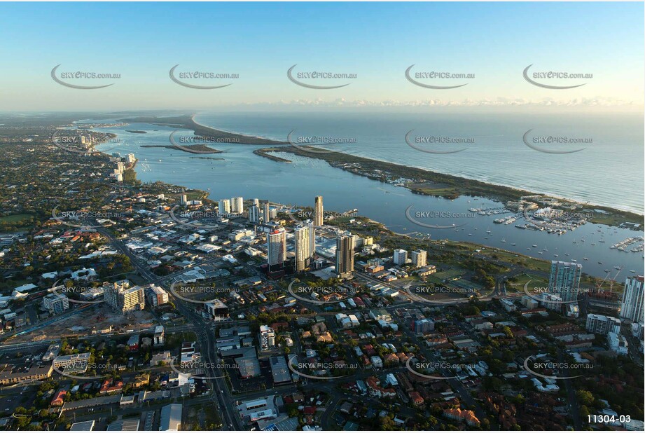 Gold Coast Aquatic Centre at Dawn QLD Aerial Photography