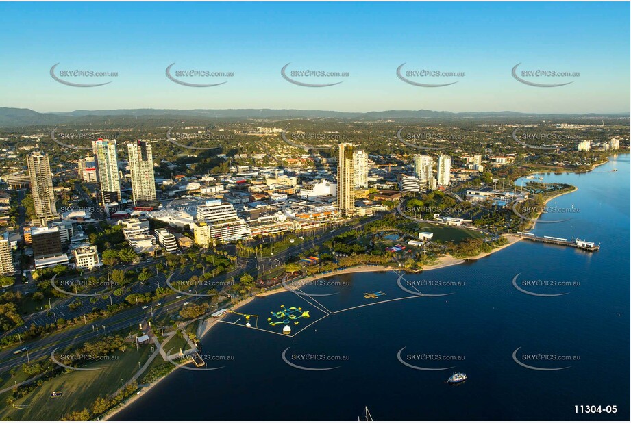 Gold Coast Aquatic Centre at Dawn QLD Aerial Photography