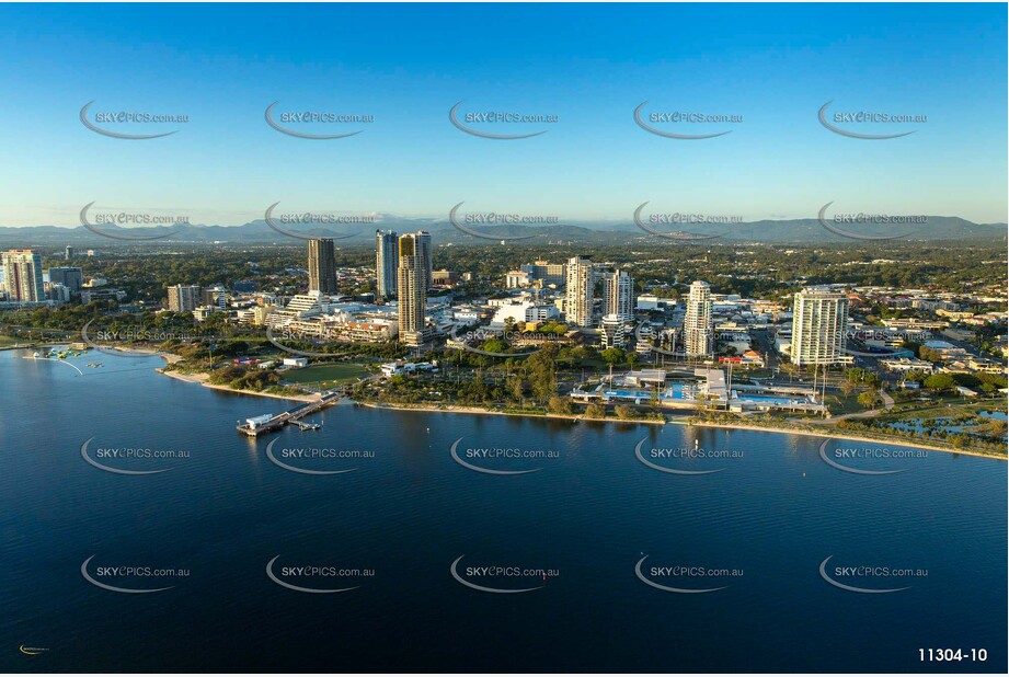 Gold Coast Aquatic Centre at Dawn QLD Aerial Photography