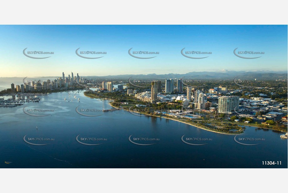 Gold Coast Aquatic Centre at Dawn QLD Aerial Photography