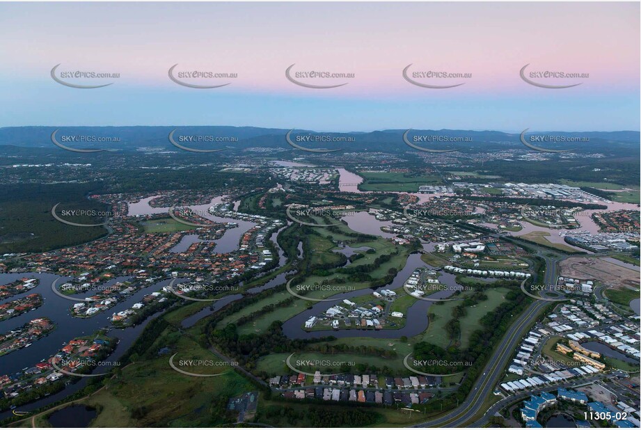 Oyster Cove & Monterey Keys at Dawn QLD Aerial Photography