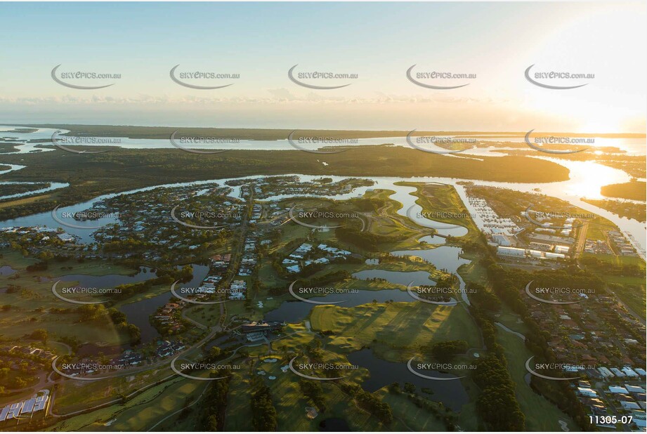 Oyster Cove & Monterey Keys at Dawn QLD Aerial Photography