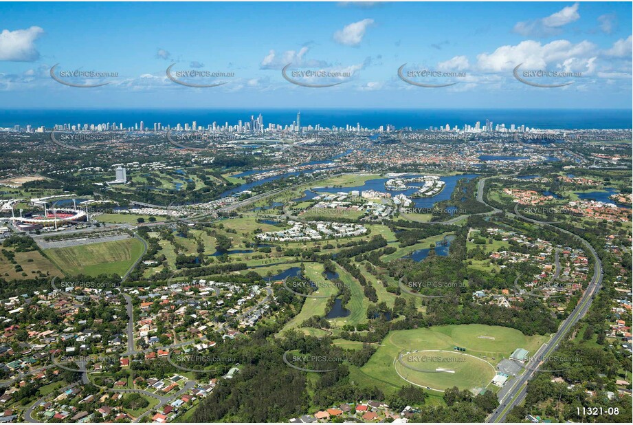 Aerial Photo Carrara QLD Aerial Photography