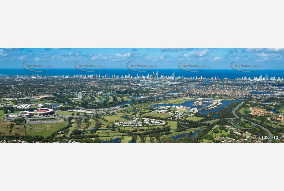 Aerial Photo Carrara QLD Aerial Photography