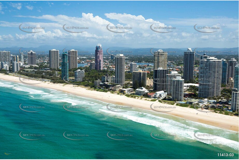 Aerial Photo Main Beach QLD Aerial Photography