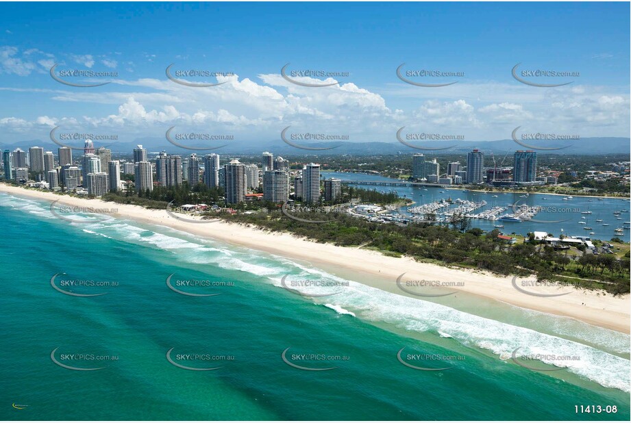 Aerial Photo Main Beach QLD Aerial Photography