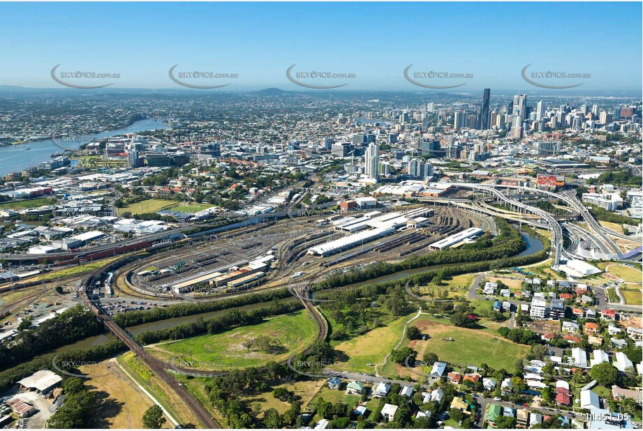 Aerial Photo Bowen Hills QLD Aerial Photography