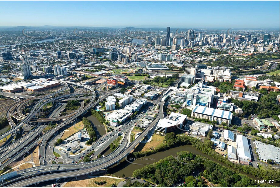 Aerial Photo Bowen Hills QLD Aerial Photography