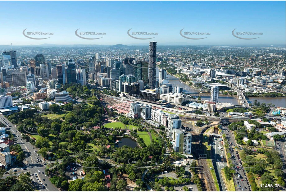 Aerial Photo Brisbane CBD QLD Aerial Photography