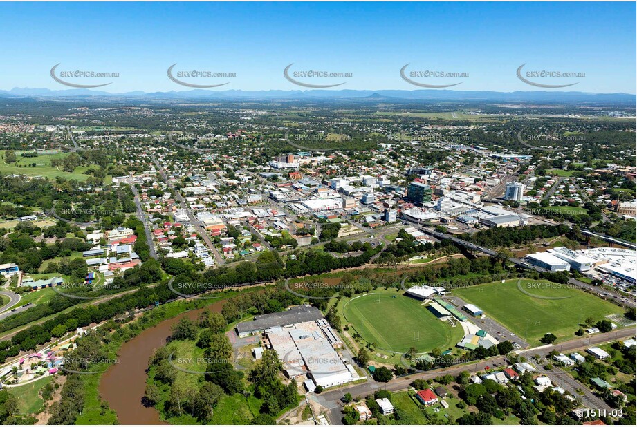 Aerial Photo Ipswich CBD QLD Aerial Photography