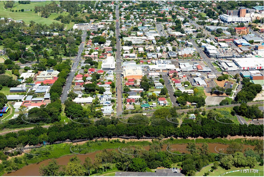 Aerial Photo Ipswich CBD QLD Aerial Photography