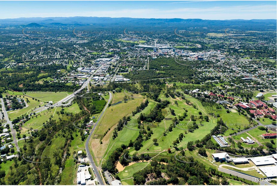 Aerial Photo Ipswich CBD QLD Aerial Photography