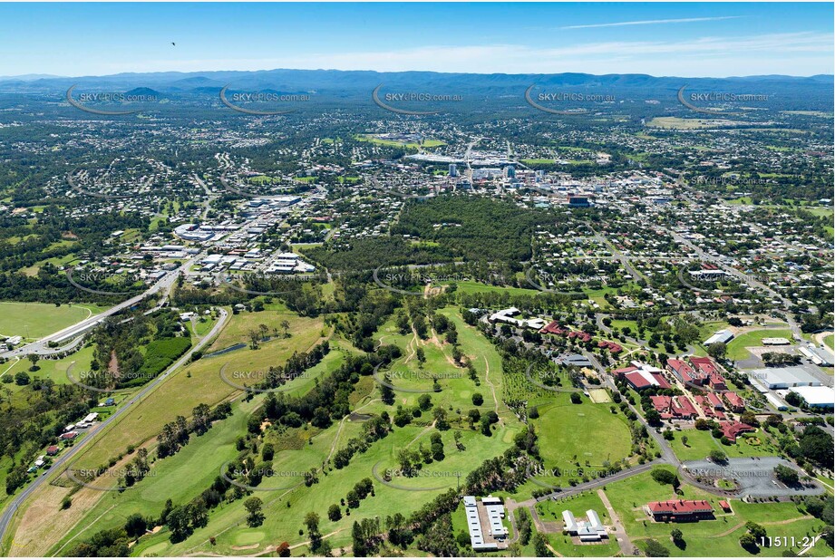 Aerial Photo Ipswich CBD QLD Aerial Photography