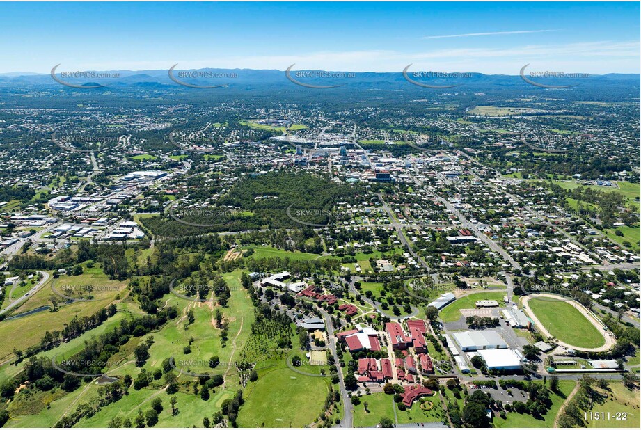 Aerial Photo Ipswich CBD QLD Aerial Photography