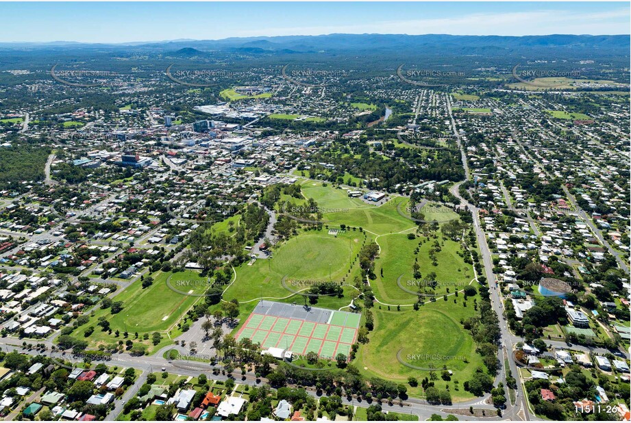 Aerial Photo Ipswich CBD QLD Aerial Photography