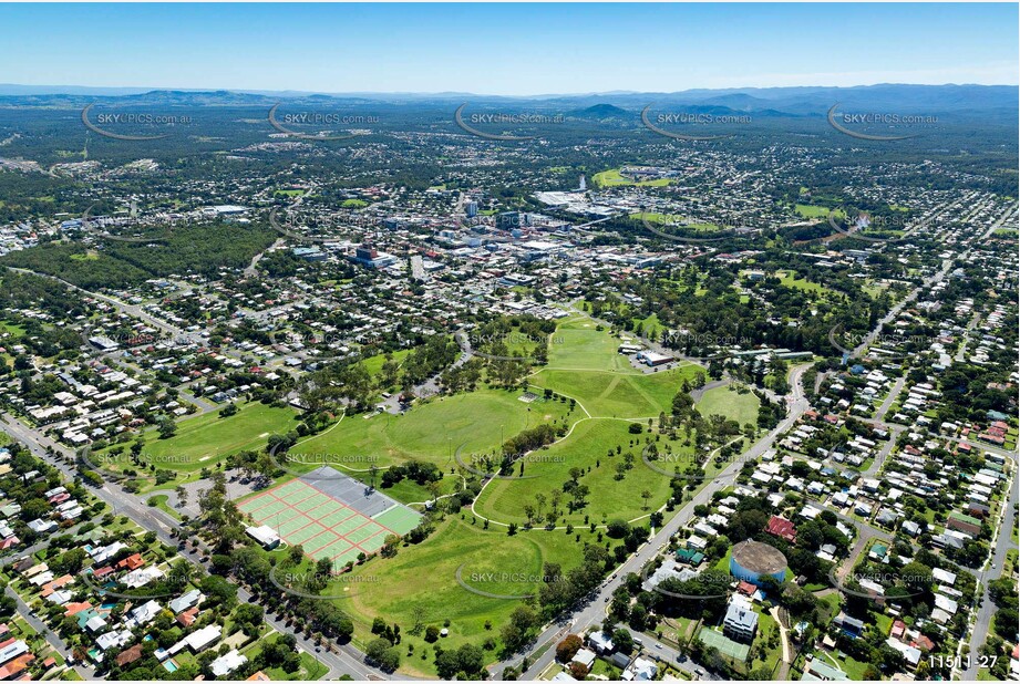 Aerial Photo Ipswich CBD QLD Aerial Photography