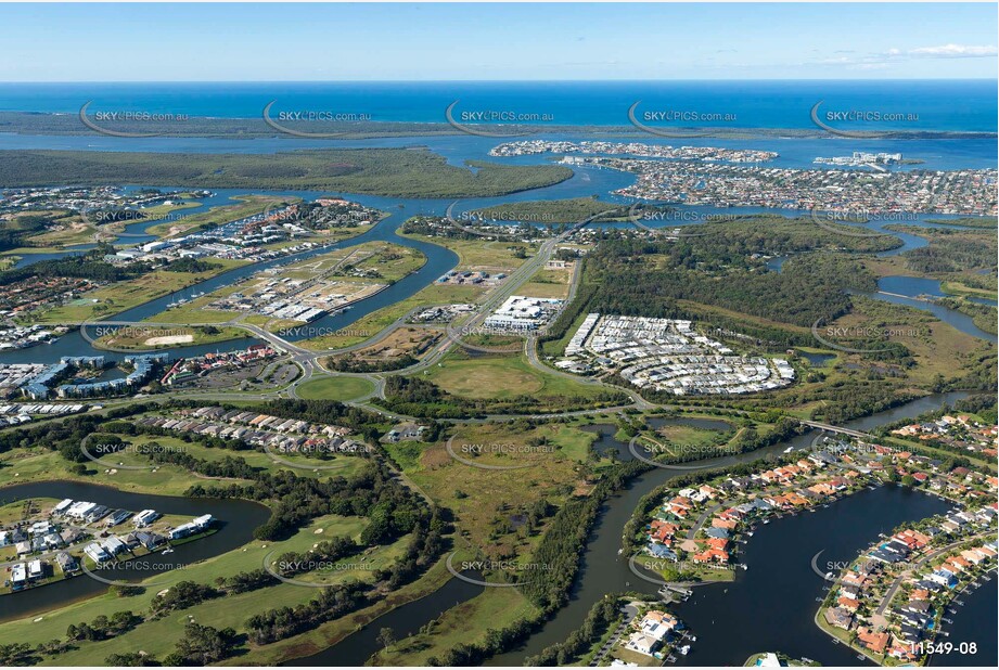 Aerial Photo Hope Island QLD Aerial Photography