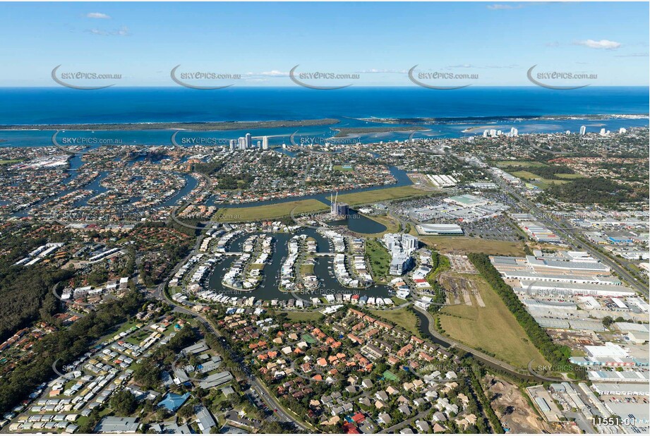 Aerial Photo Biggera Waters QLD Aerial Photography