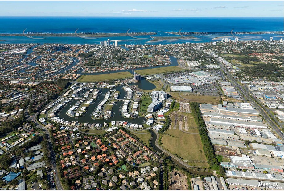 Aerial Photo Biggera Waters QLD Aerial Photography