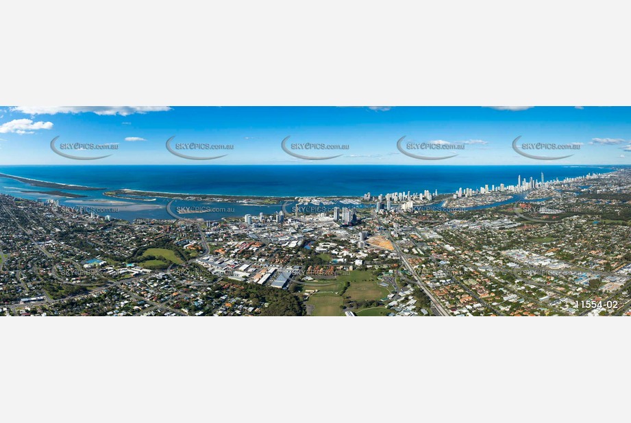 Panoramic Aerial Photo of Southport QLD Aerial Photography