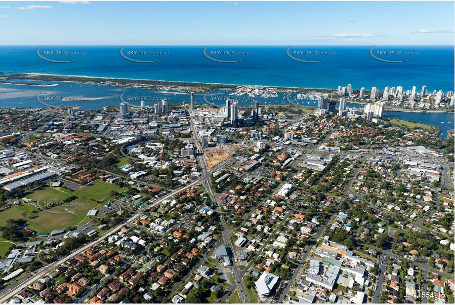 Panoramic Aerial Photo of Southport QLD Aerial Photography