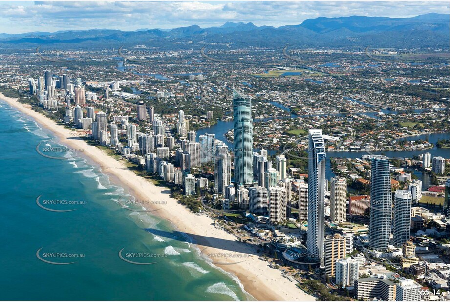 Panoramic Photo Of Surfers Paradise QLD Aerial Photography