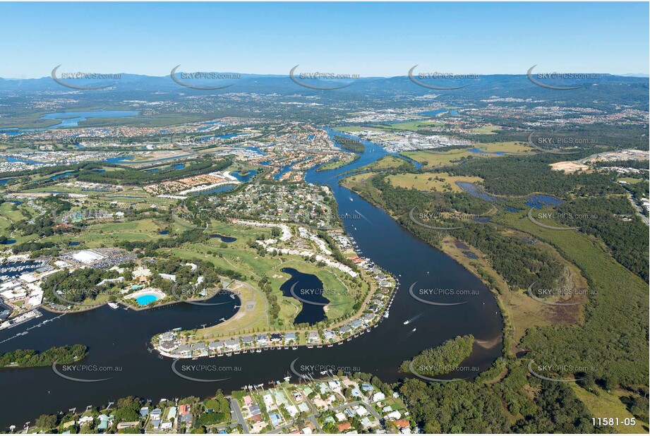 Aerial Photo Hope Island QLD Aerial Photography