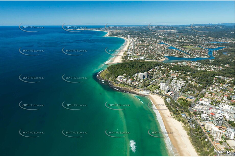 Aerial Photo of Burleigh Heads QLD Aerial Photography