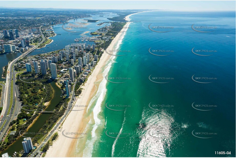 Aerial Photo of Main Beach Gold Coast QLD Aerial Photography